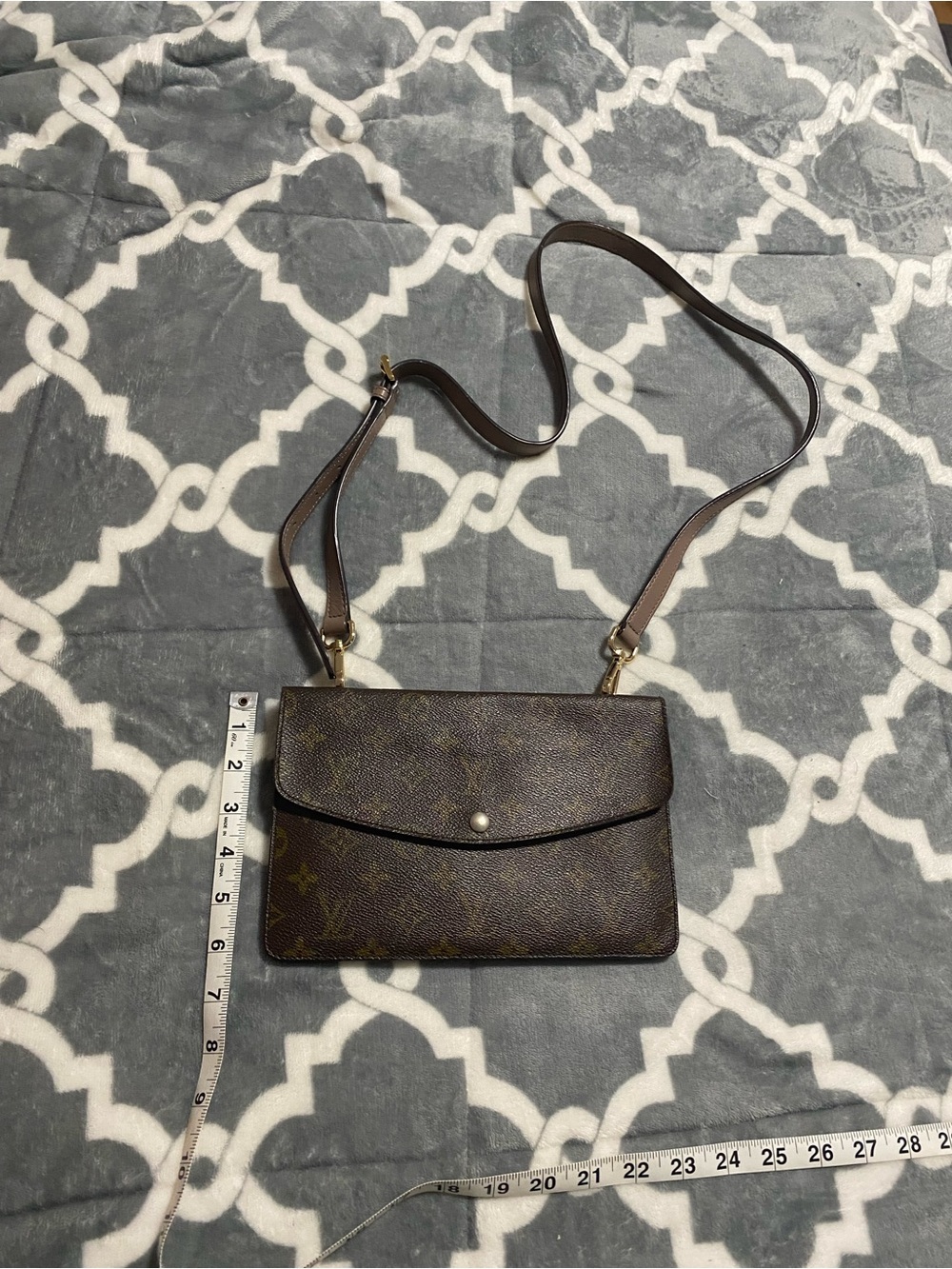 Authentic vintage Louis Vuitton crossbody bag purse clutch - Picture 2 of 6